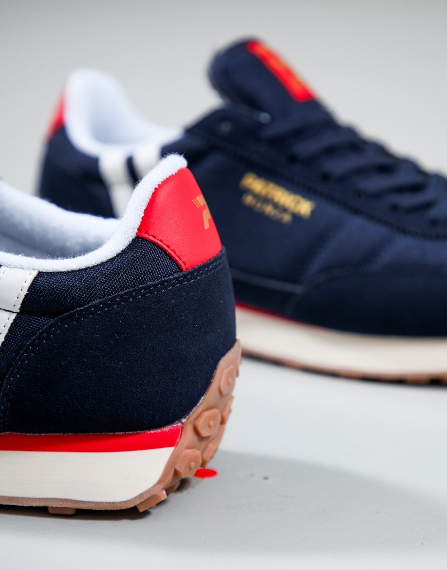 Patrick Monza Runner Trainers Navy/White/Red