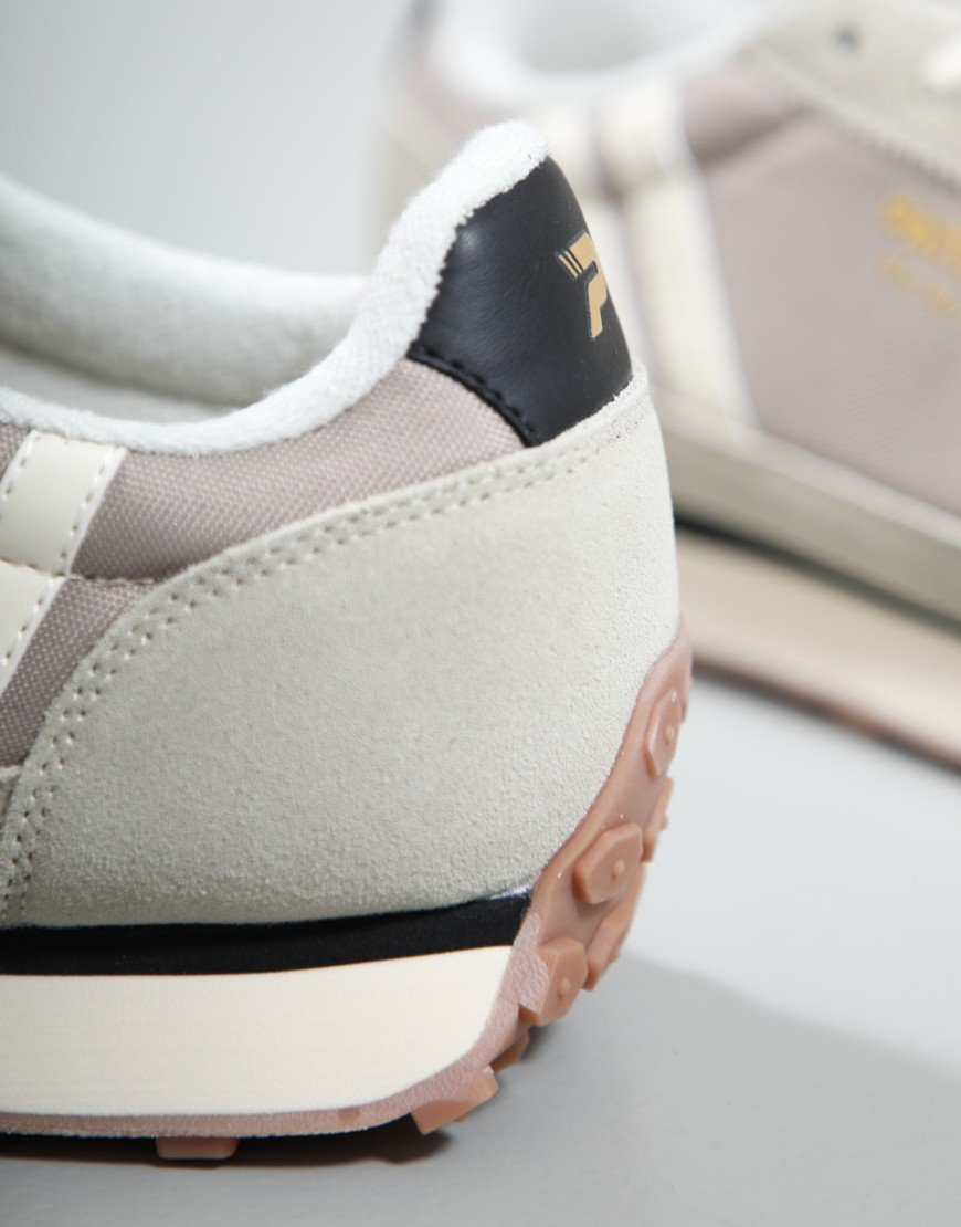 Patrick Monza Runner Trainers Stone/Off White/Black