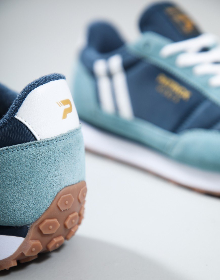 Patrick Monza Runner Trainers Light Blue/Dark Blue/White