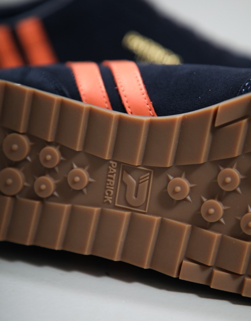Patrick Rio Runner Trainers Navy/Orange