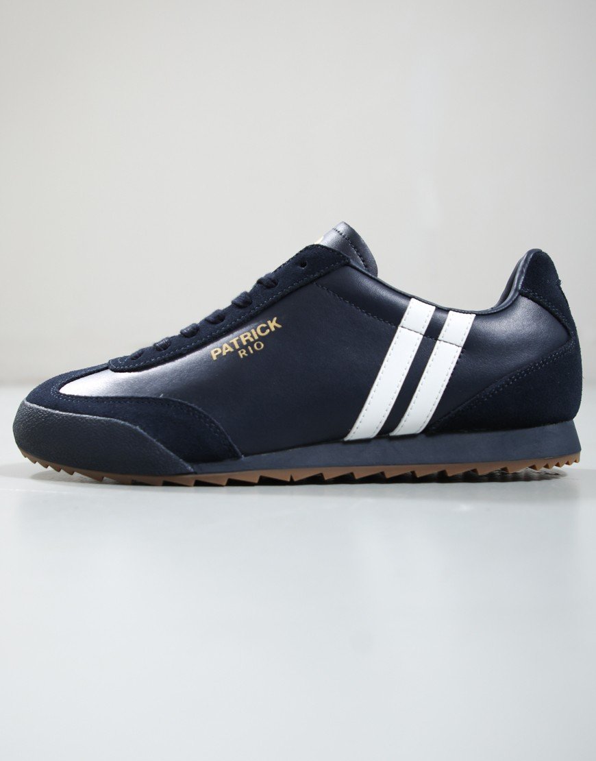 Patrick Rio Runner Trainers Navy/White