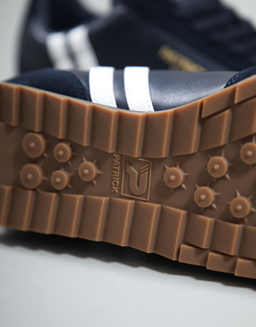 Patrick Rio Runner Trainers Navy/White