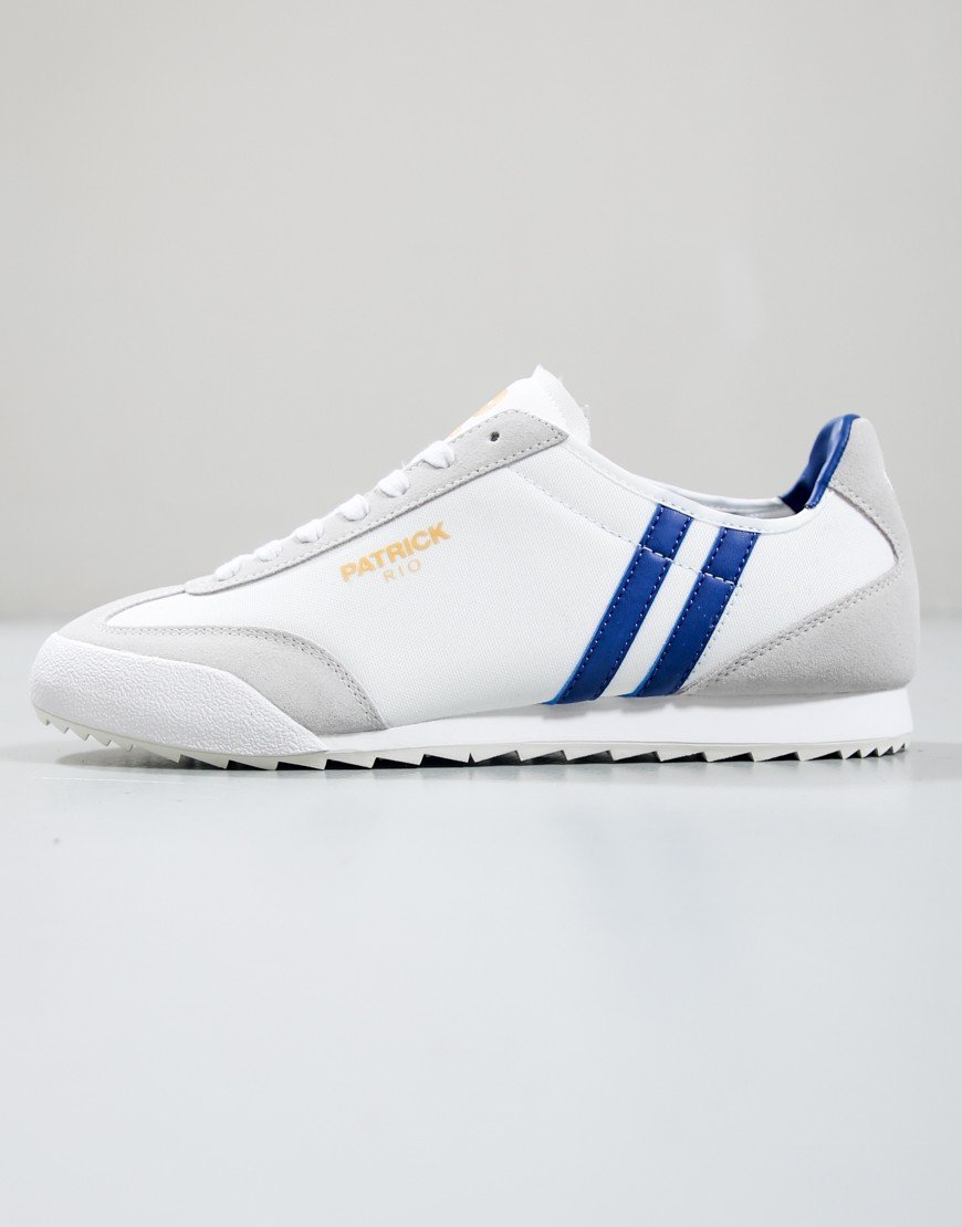 Patrick Rio Runner Trainers White/Blue