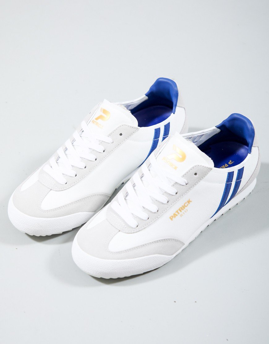 Patrick Rio Runner Trainers White/Blue