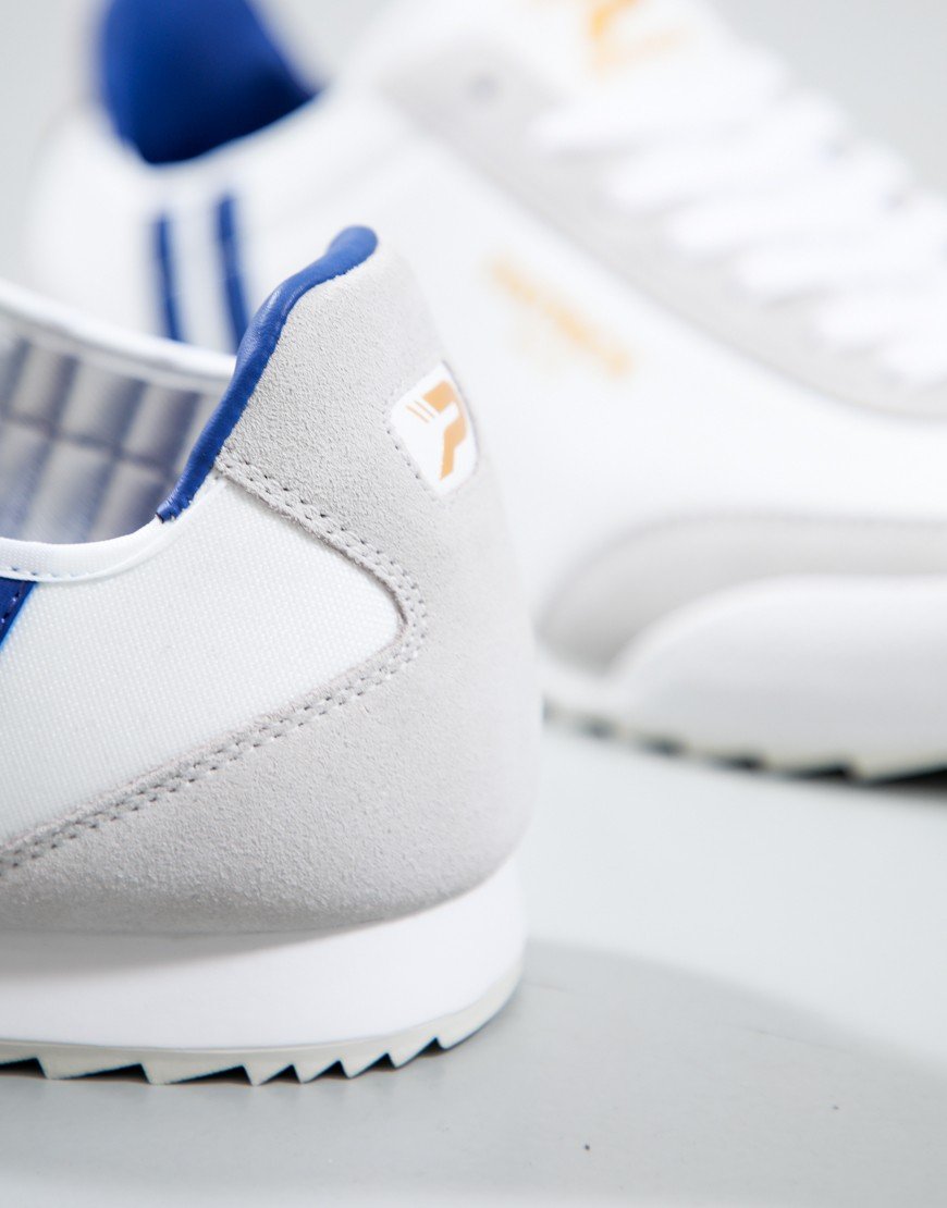 Patrick Rio Runner Trainers White/Blue