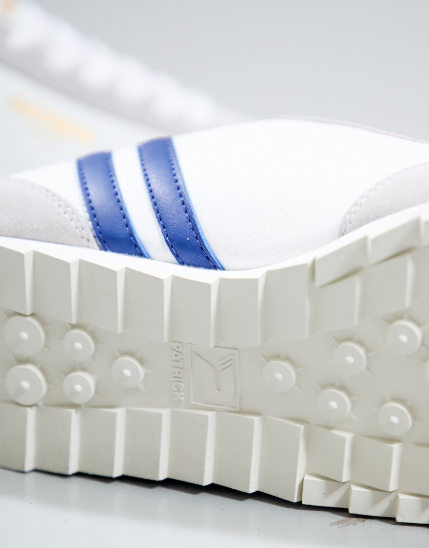 Patrick Rio Runner Trainers White/Blue