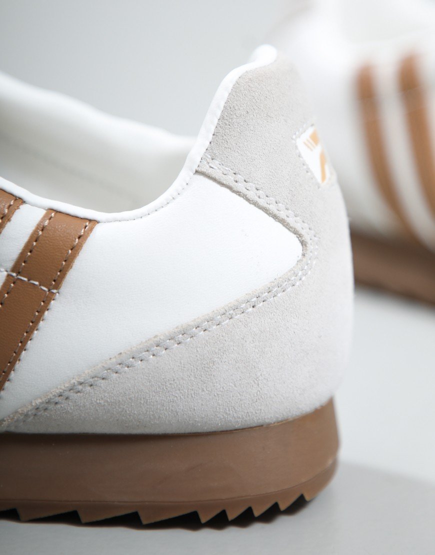 Patrick Rio Runner Trainers White/Tan