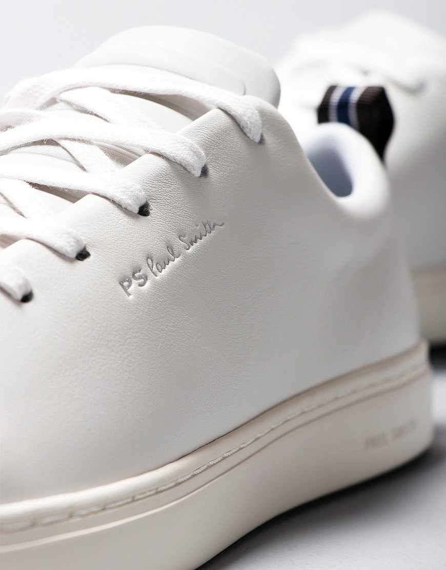 paul smith white leather trainers