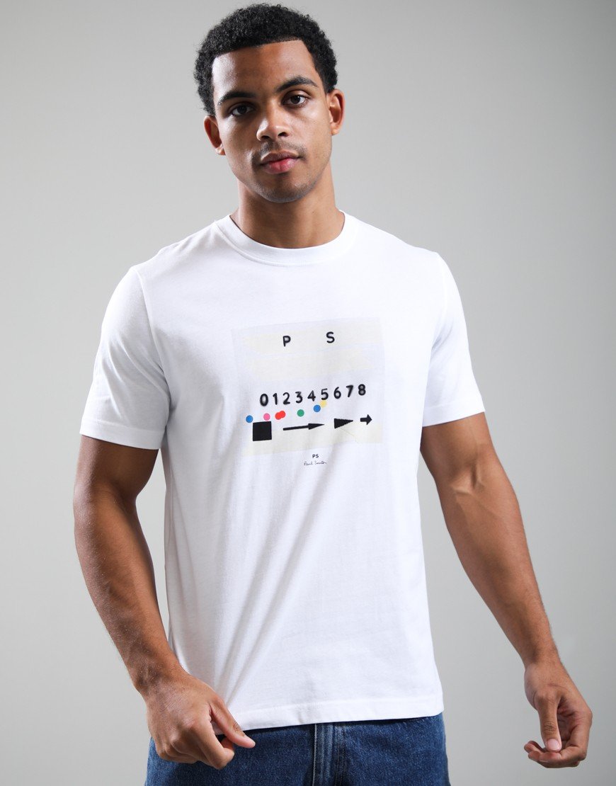 Paul Smith Reg Fit PS12345 T-Shirt White