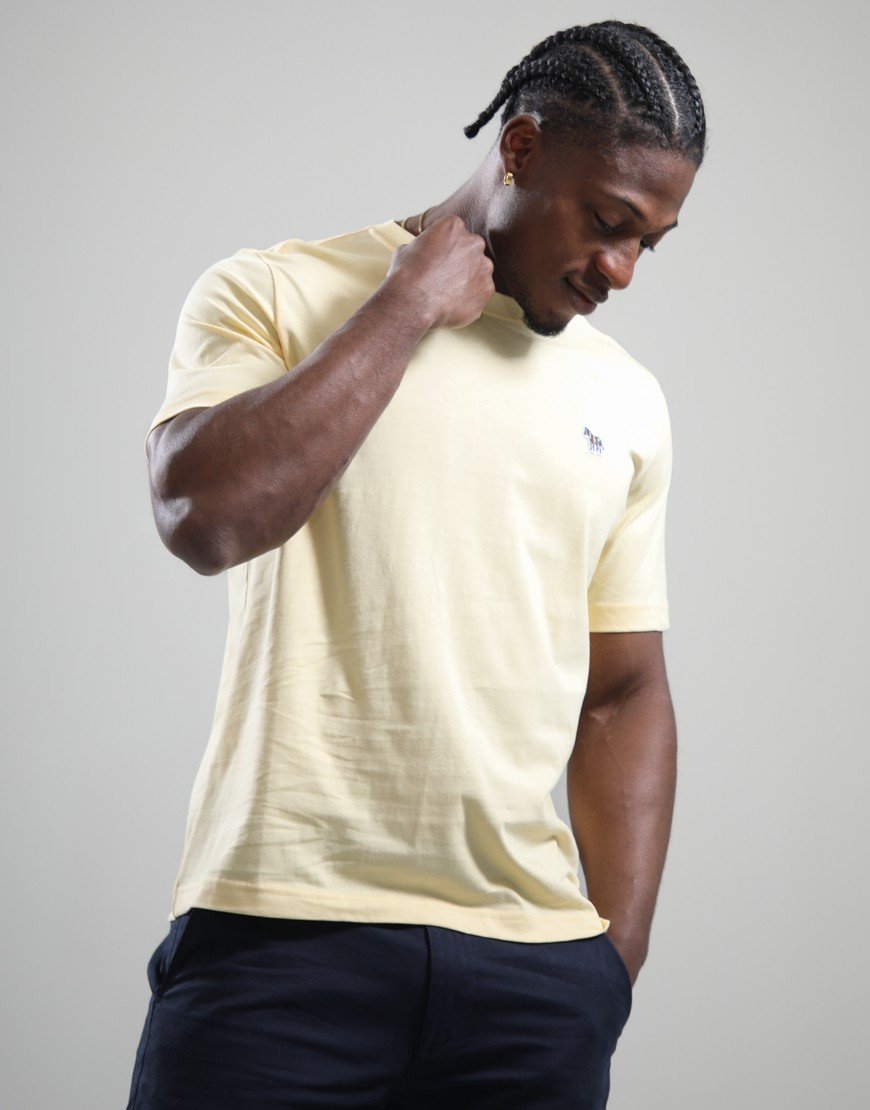 Paul Smith Regular Fit Zebra T-Shirt Yellow 10A