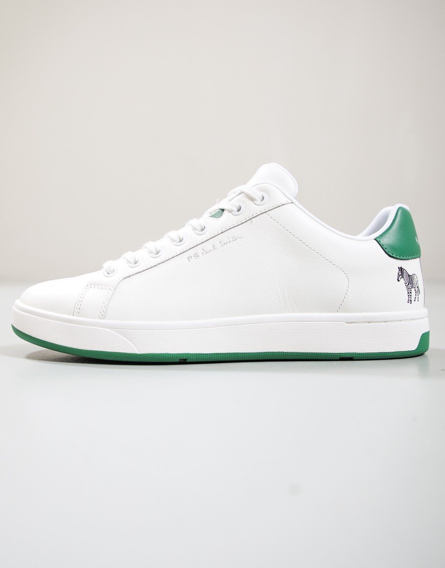 Paul Smith Albany Trainers White Green Spoiler