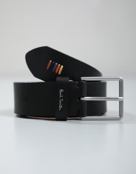Paul Smith Belt PS Stitch 79 Black