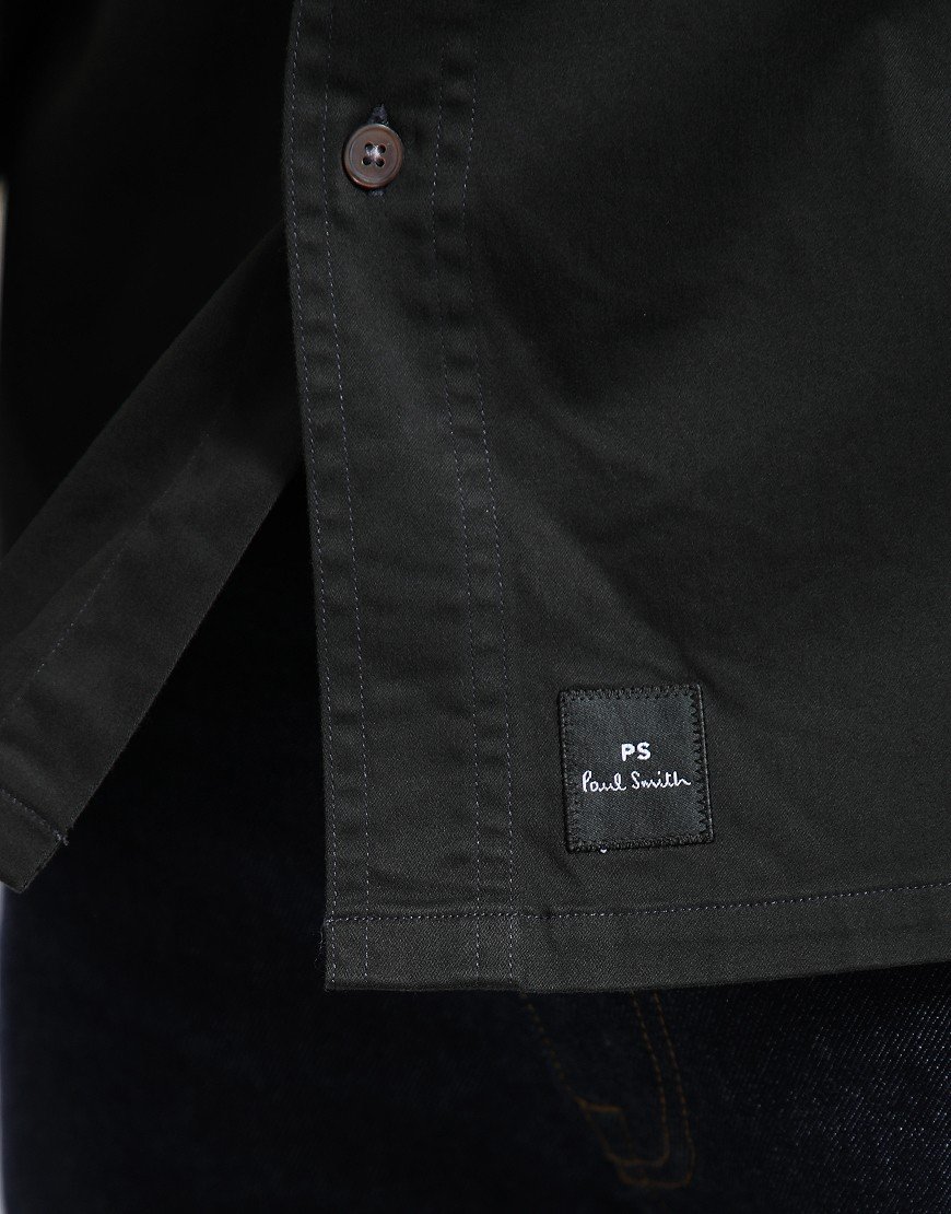 Paul Smith Casual Fit Long Sleeve Shirt 38 Bottle Green