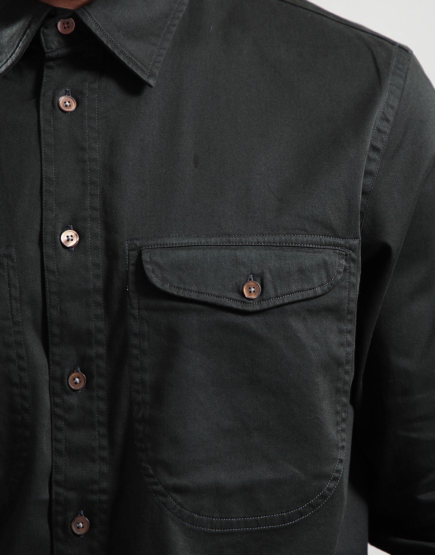 Paul Smith Casual Fit Long Sleeve Shirt 38 Bottle Green