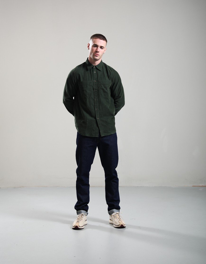 Paul Smith Long Sleeve Casual Fit Shirt Bottle Green