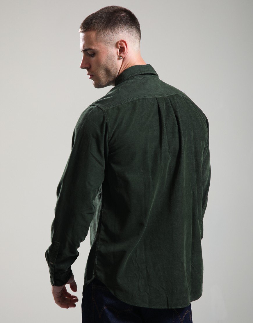 Paul Smith Long Sleeve Casual Fit Shirt Bottle Green