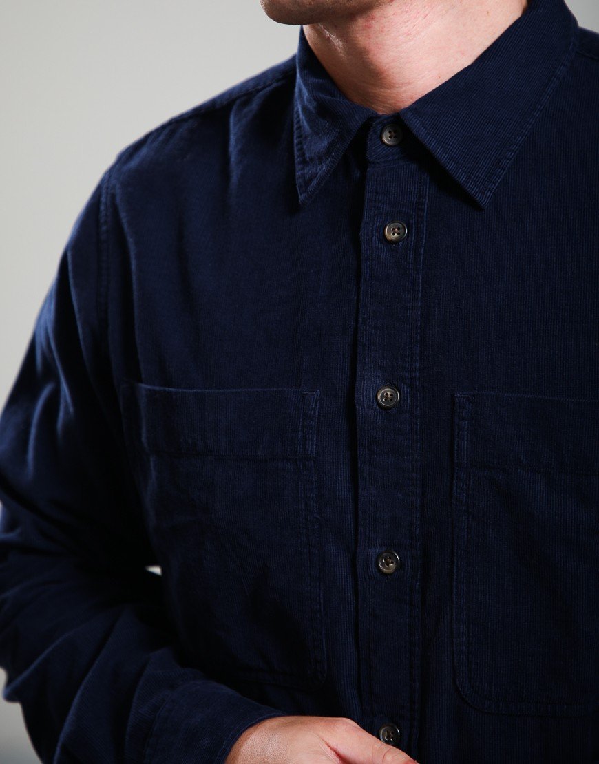 Paul Smith Long Sleeve Casual Fit Shirt Very Dark Navy