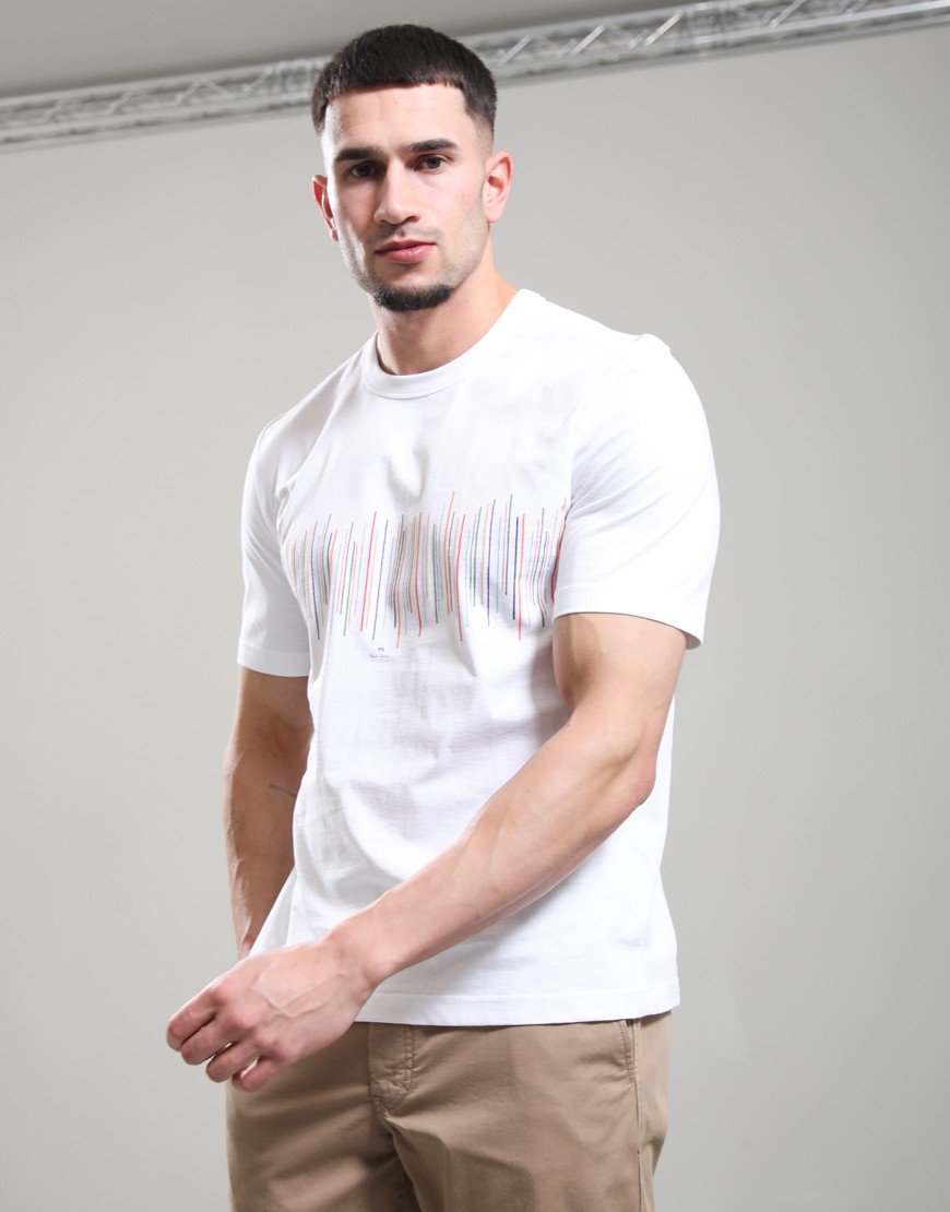 Paul Smith Casual Fit T-Shirt Stripe White