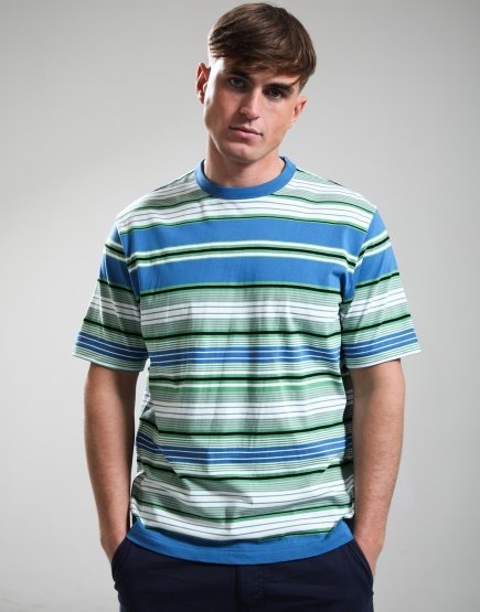 Paul Smith Casual Fit Stripe T-Shirt Cobalt Blue