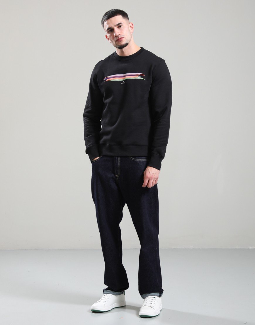 Paul Smith Casual Fit Sweatshirt Stripe Black