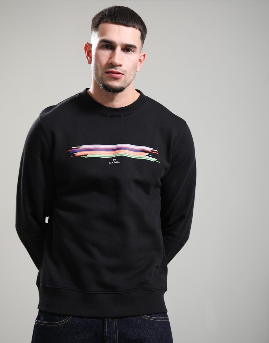 Paul Smith Casual Fit Sweatshirt Stripe Black