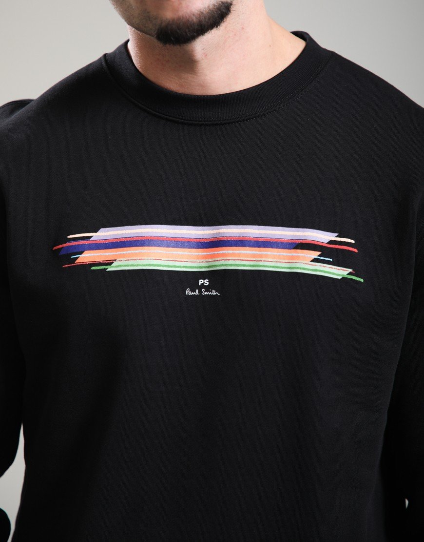 Paul Smith Casual Fit Sweatshirt Stripe Black
