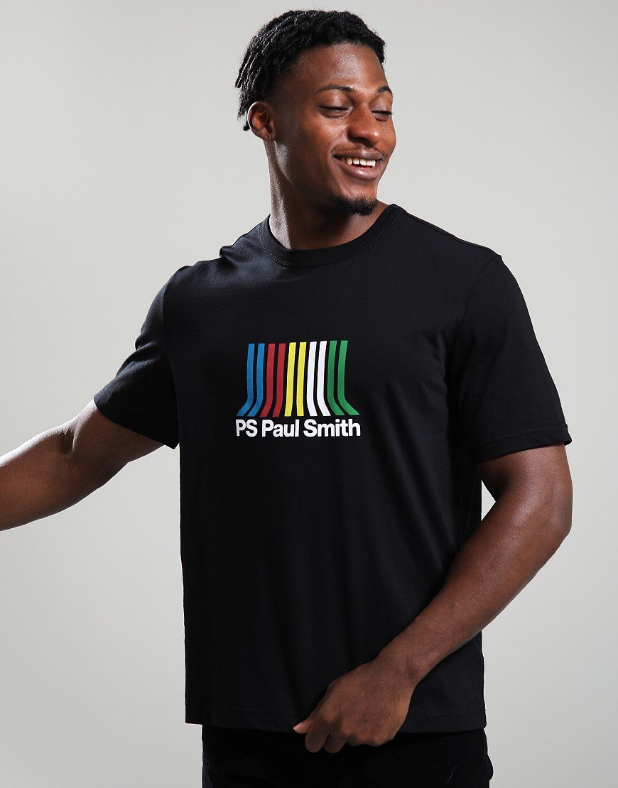 Paul Smith Casual Fit Stripe T-Shirt 79 Black