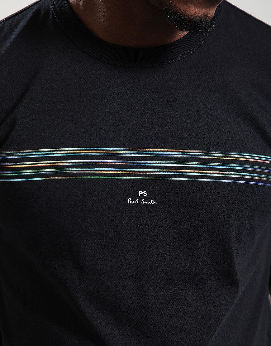 Paul Smith Casual Fit Stripe T-Shirt 79 Black