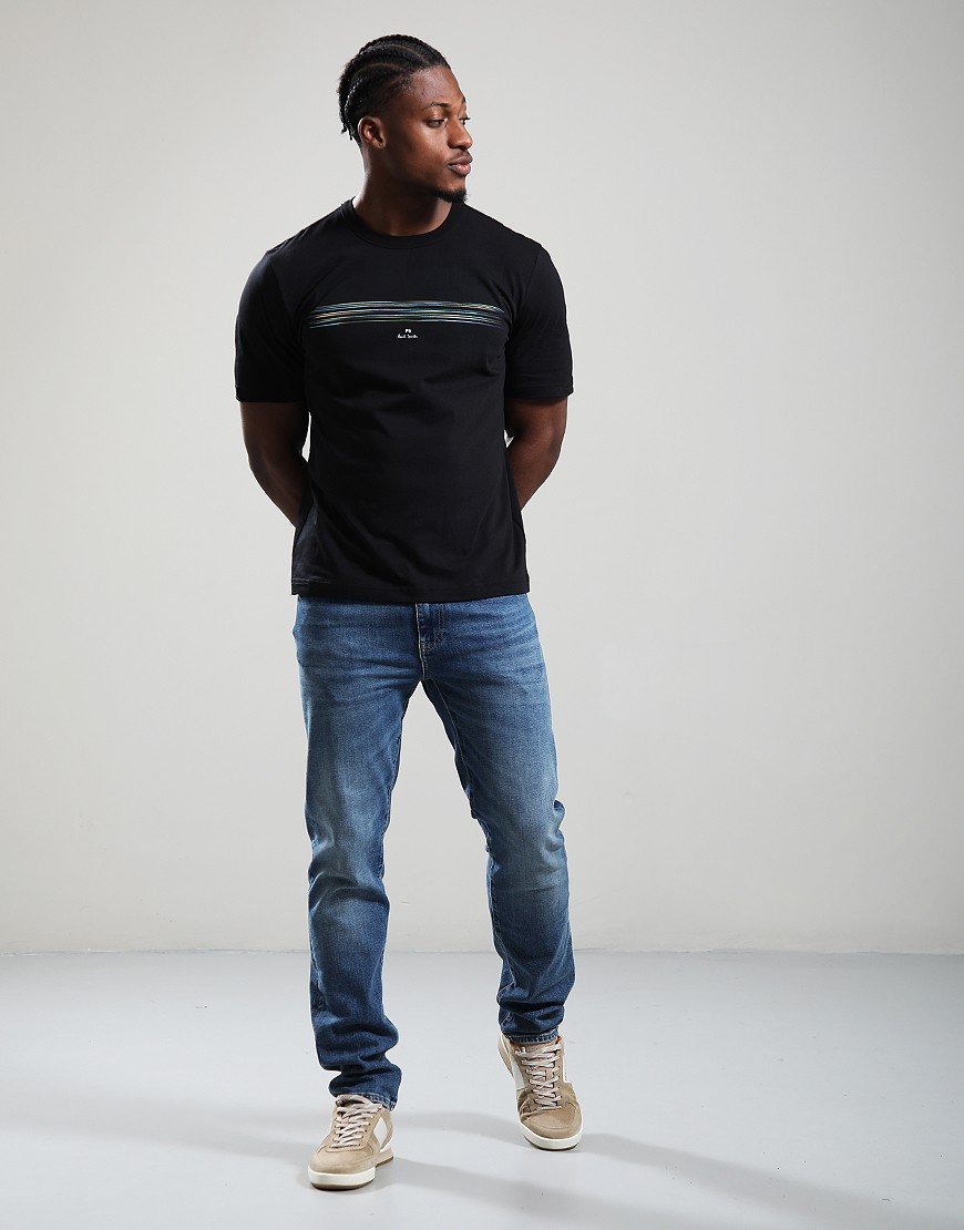 Paul Smith Casual Fit Stripe T-Shirt 79 Black