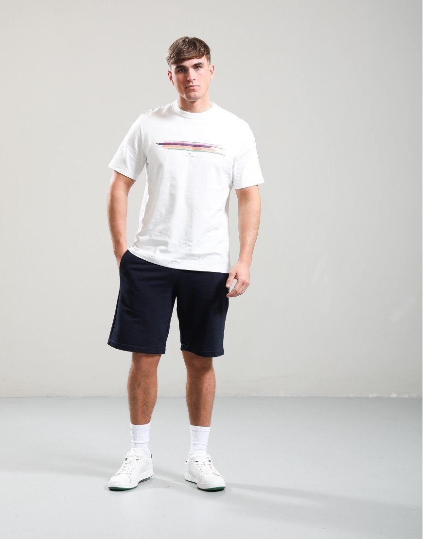 Paul Smith Stripe Casual Fit T Shirt Off White