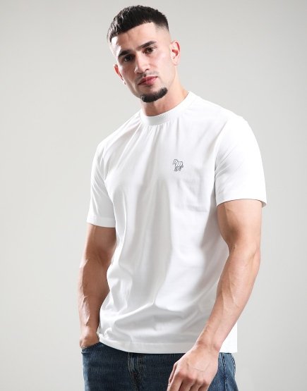 Paul Smith Zebmono Casual Fit T-Shirt 02A Off White