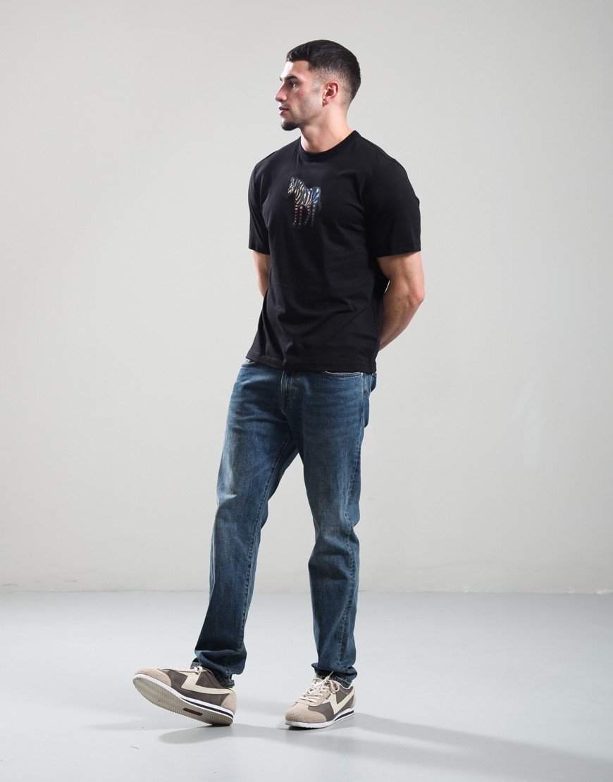 Paul Smith Casual Fit Zebra T-Shirt 79 Black