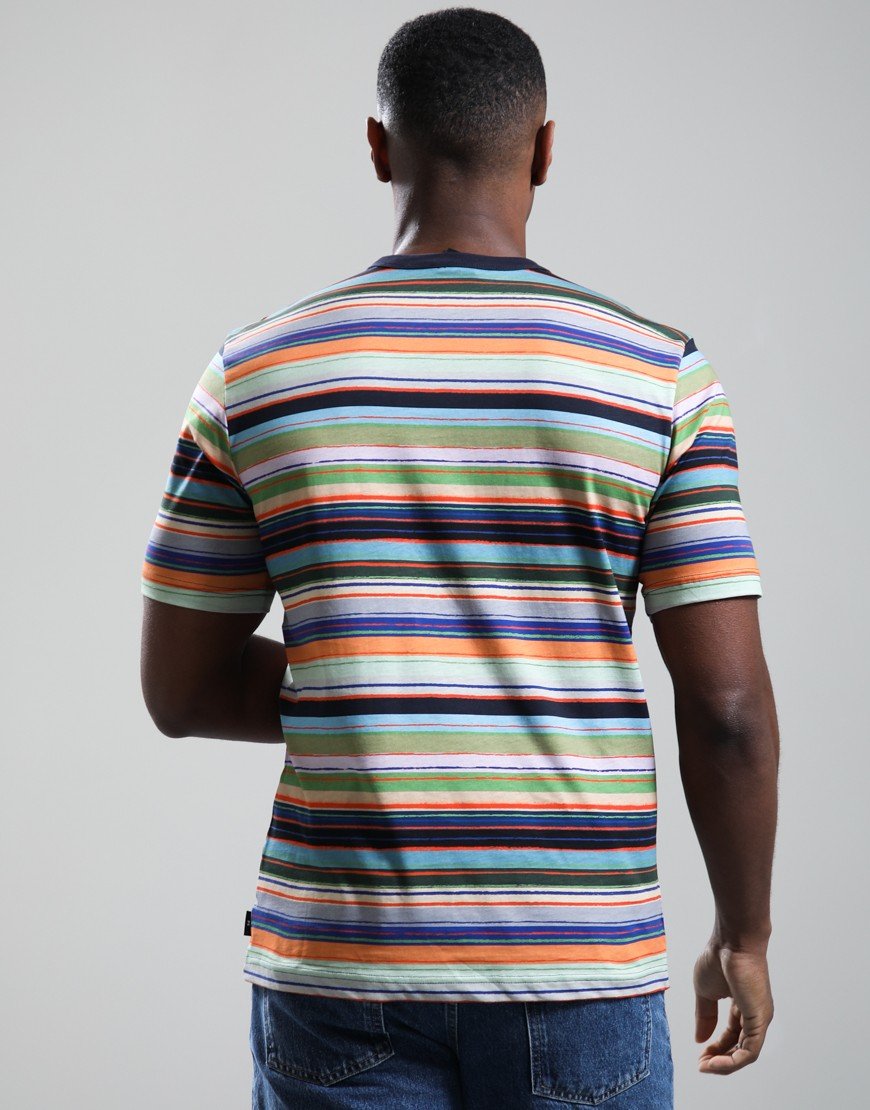 Paul Smith Casual Fit Stripe T-Shirt Multi Coloured 92