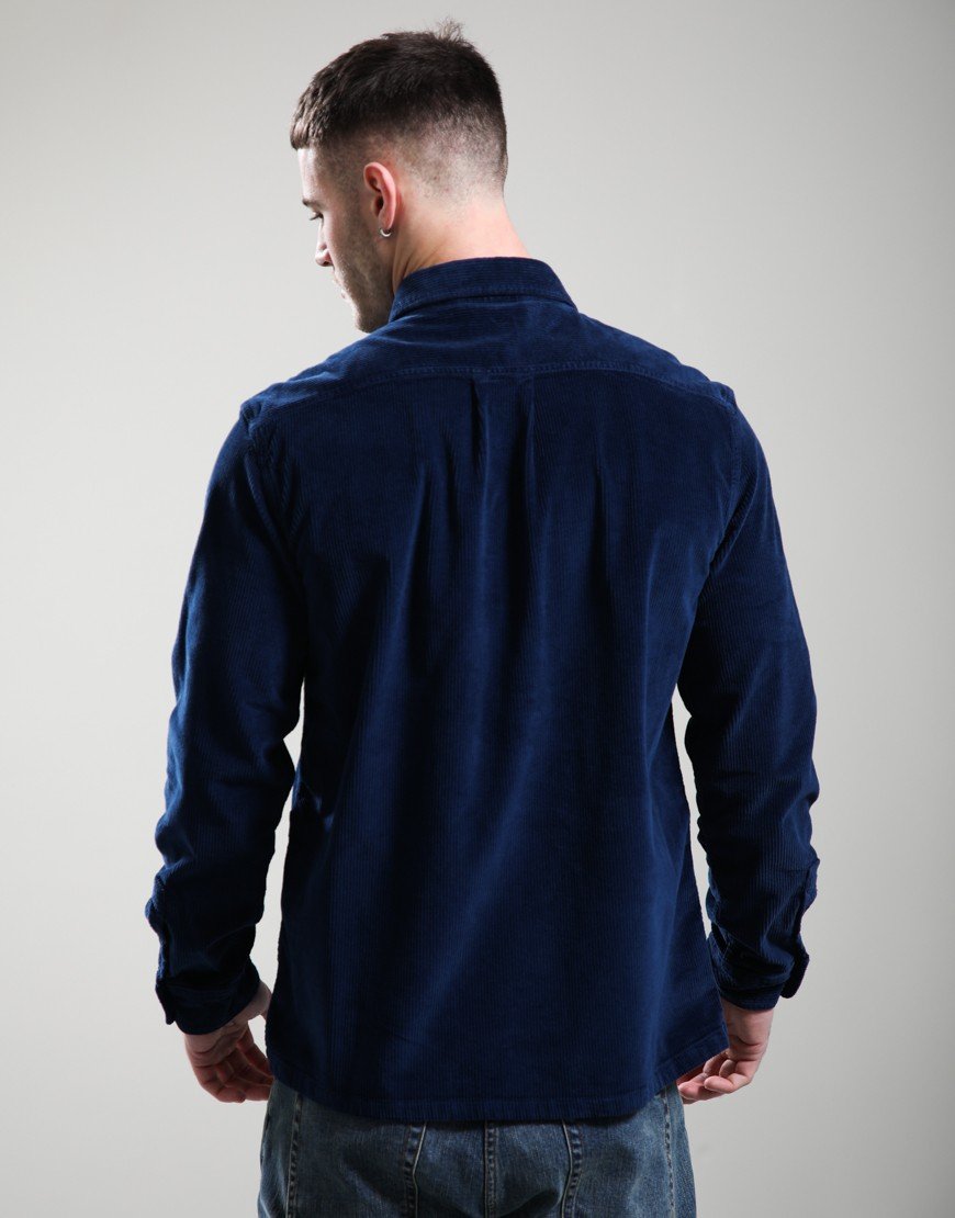 Paul Smith Casual Cord Shirt Jacket 48 Dark Navy