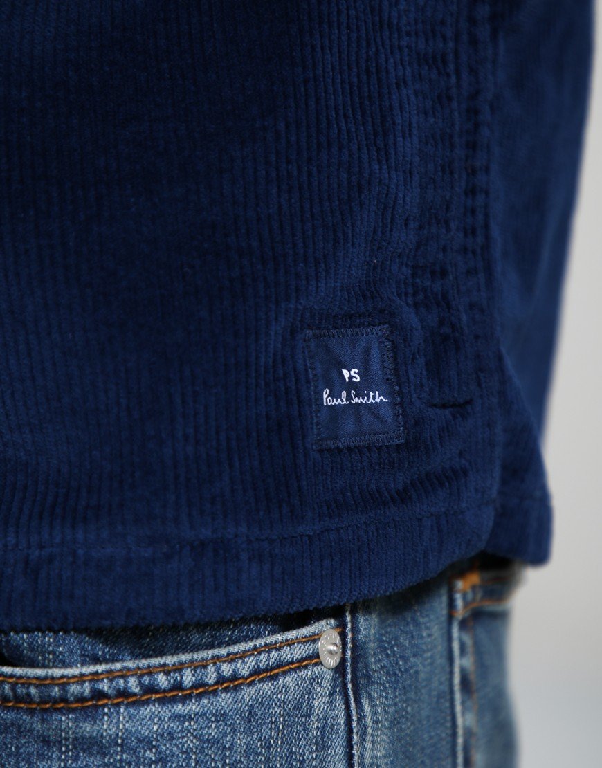Paul Smith Casual Cord Shirt Jacket 48 Dark Navy