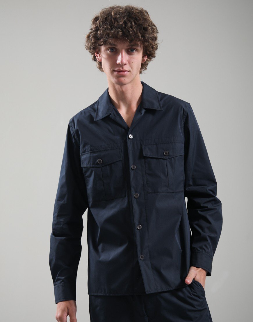 Paul Smith Casual Shirt Jacket Very Dark Navy