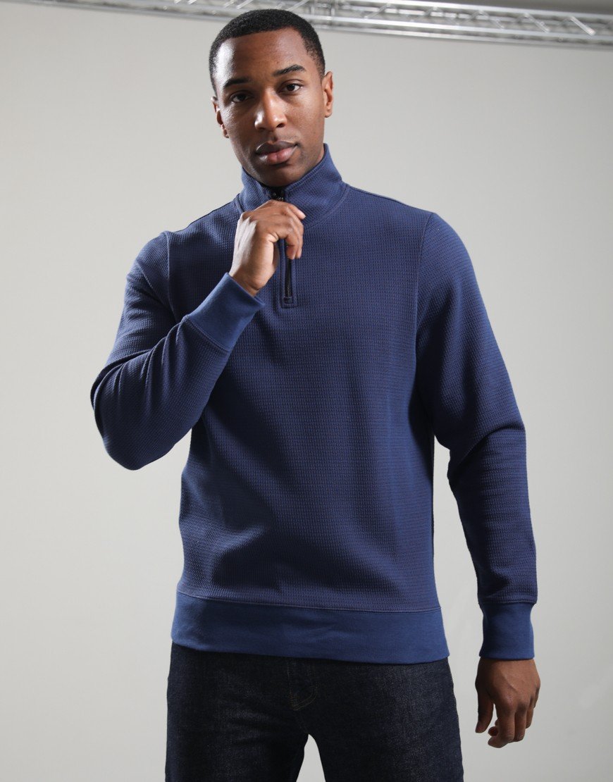 Paul Smith Classic Half Zip Top Indigo