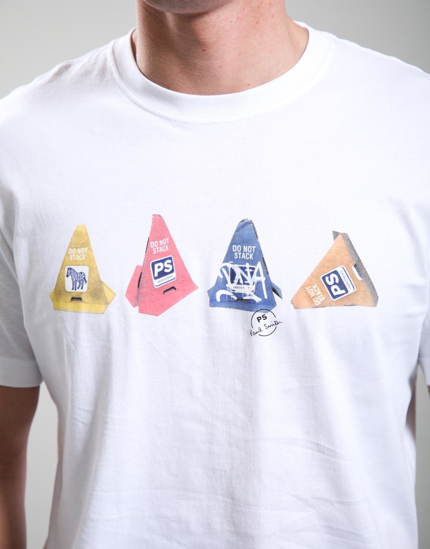 Paul Smith Cones Print T-Shirt Cones White