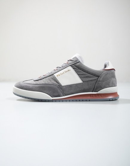 Paul Smith Dover Grey Nylon Mix Trainers 70