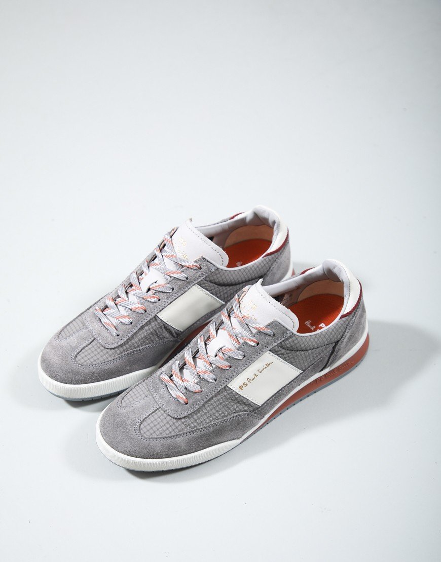 Paul Smith Dover Grey Nylon Mix Trainers 70