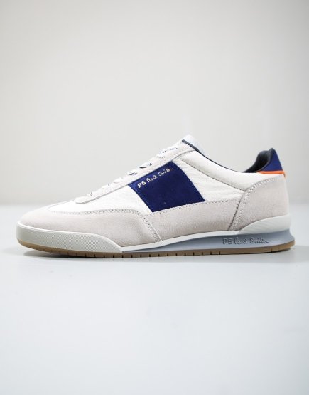 Paul Smith Dover Trainers White Blue Spoiler