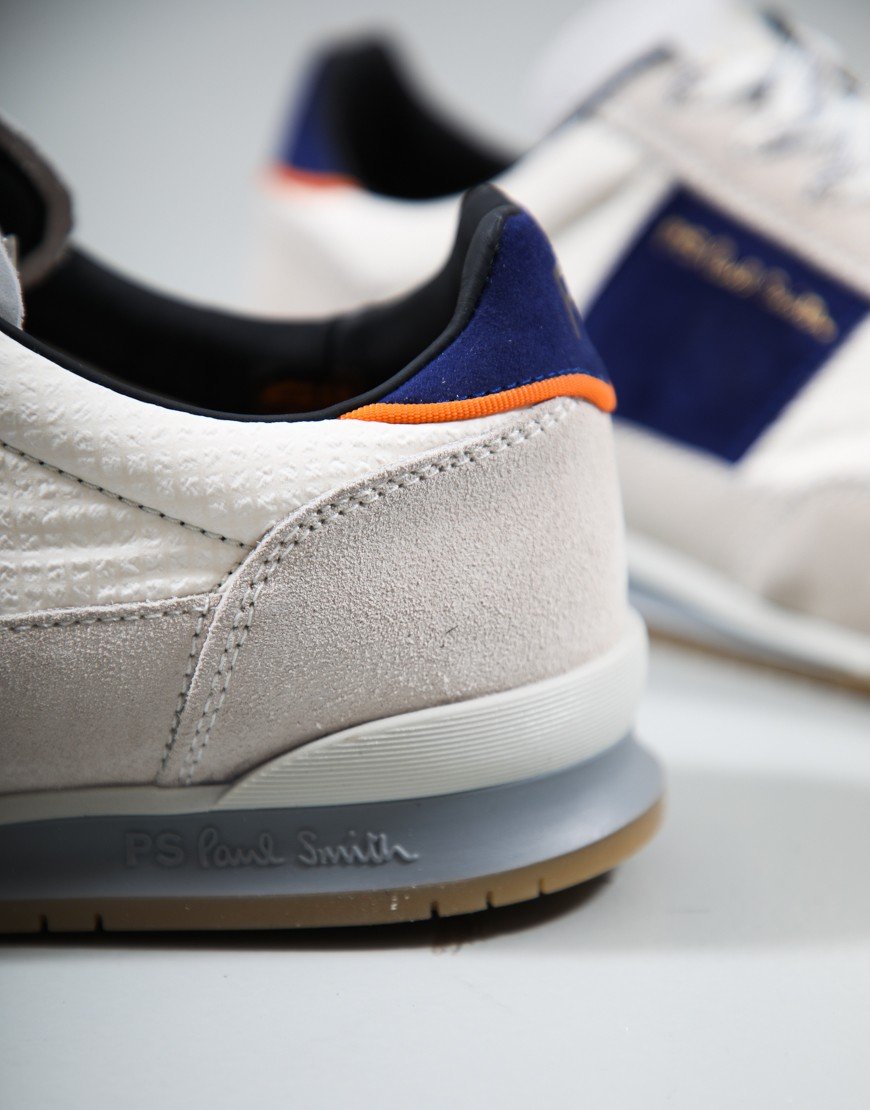 Paul Smith Dover Trainers White Blue Spoiler