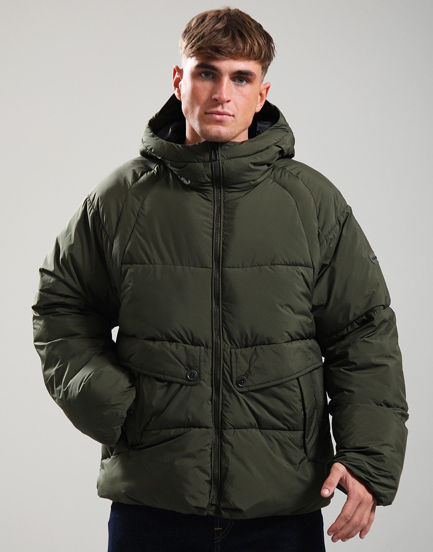 Paul Smith Fibre Down Raglan Puffa Jacket 39 Very Dark Green
