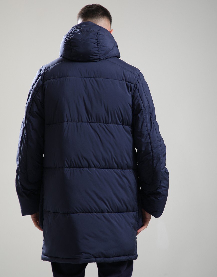 Paul Smith Fibre Down Parka Jacket 49 Very Dark Navy
