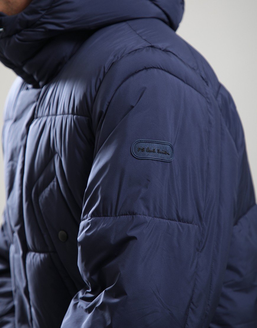 Paul Smith Fibre Down Parka Jacket 49 Very Dark Navy