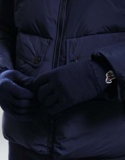 Paul Smith Zebra Gloves 47 Navy