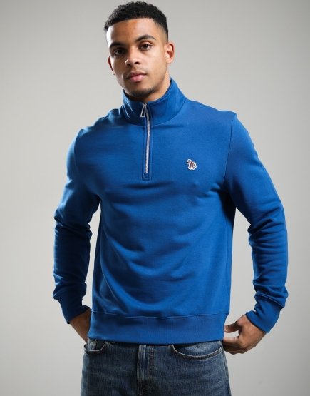 Paul Smith Half Zip Sweat 45D Blue