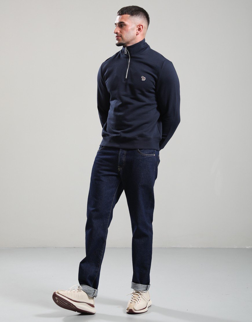 Paul Smith Half Zip Sweat 49 Dark Navy