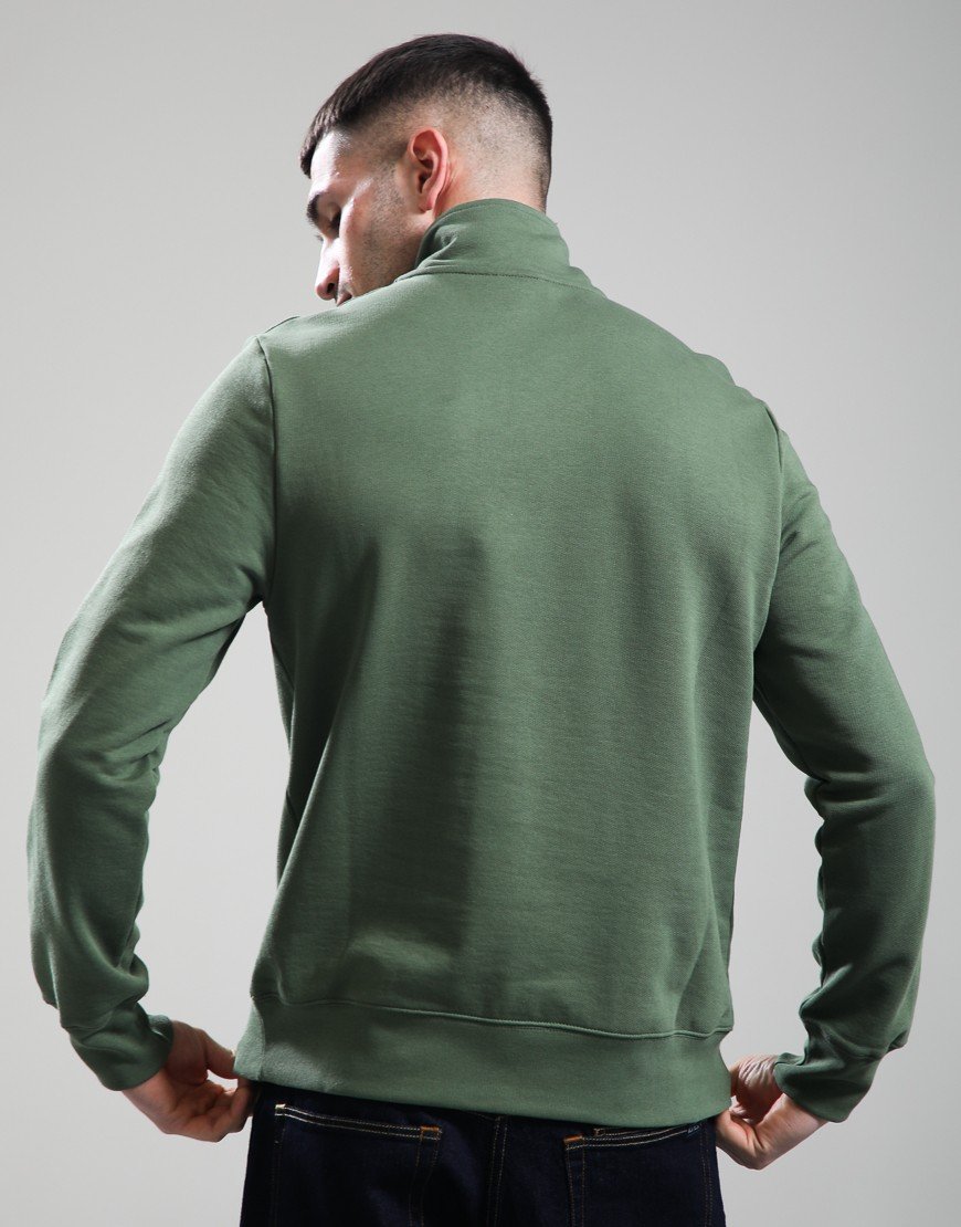 Paul Smith Half Zip Zebra Sweat Green