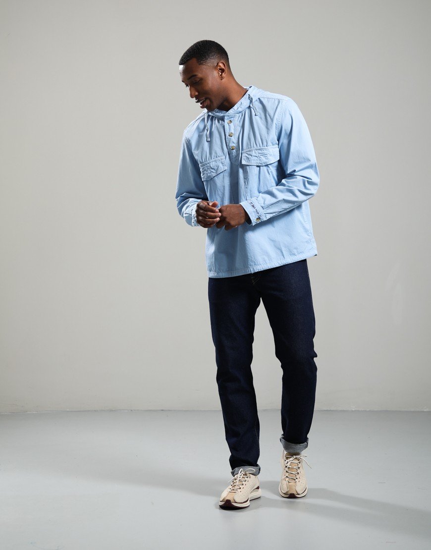 Paul Smith Hooded Pull Over Jacket Blue